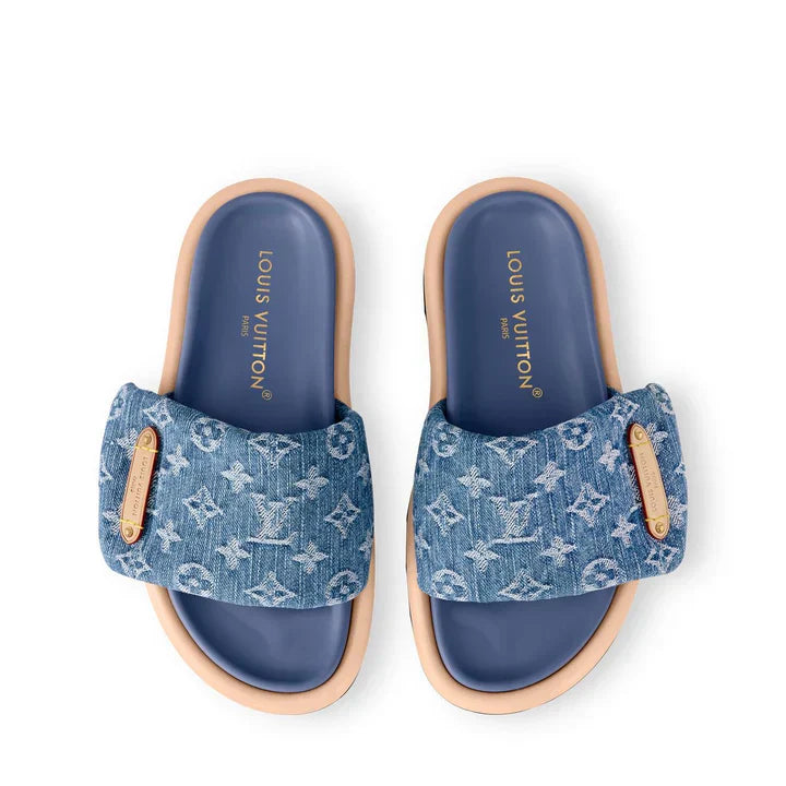 "LV" Sandalen Denim