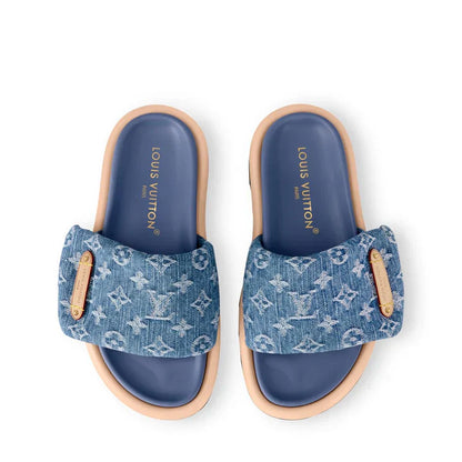 "LV" Sandalen Denim
