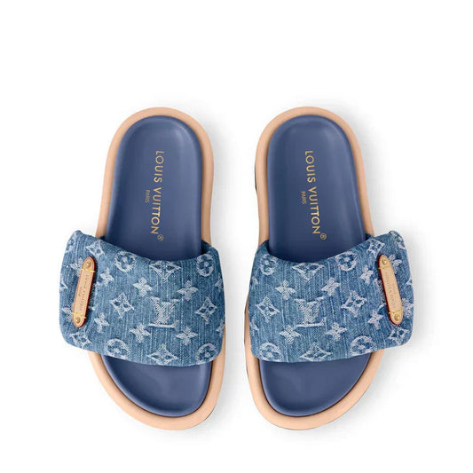 "LV" Sandalen Denim